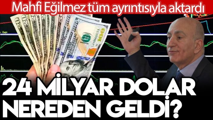 Mahfi Eğilmez tüm ayrıntısıyla aktardı: 24 milyar dolar nereden geldi?