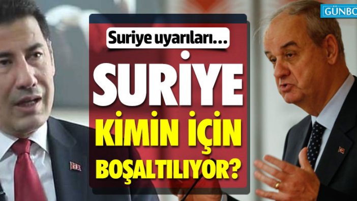 Sinan Ogan ve İlker Başbuğ’un Suriye uyarıları…