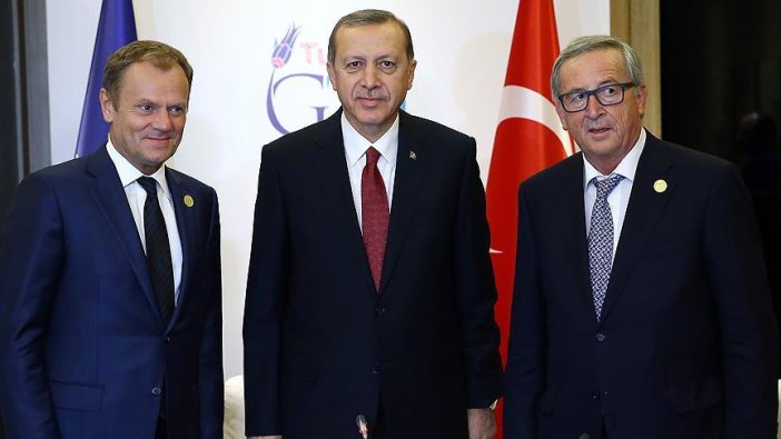 Juncker ve Tusk'la görüşecek