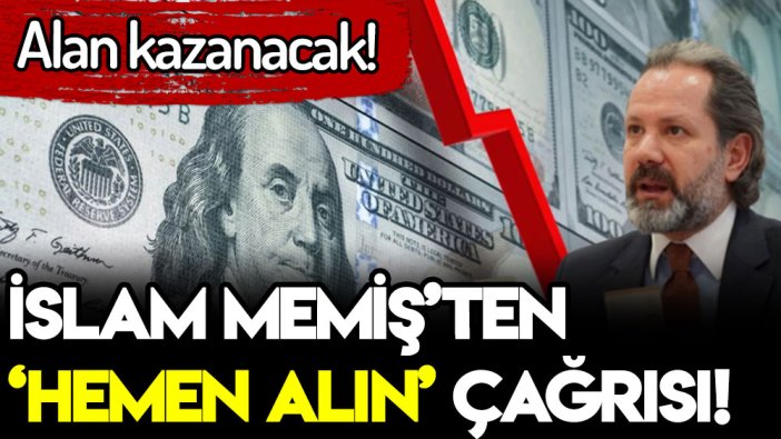 İslam Memiş'ten flaş uyarı: Düşünmeden alın!