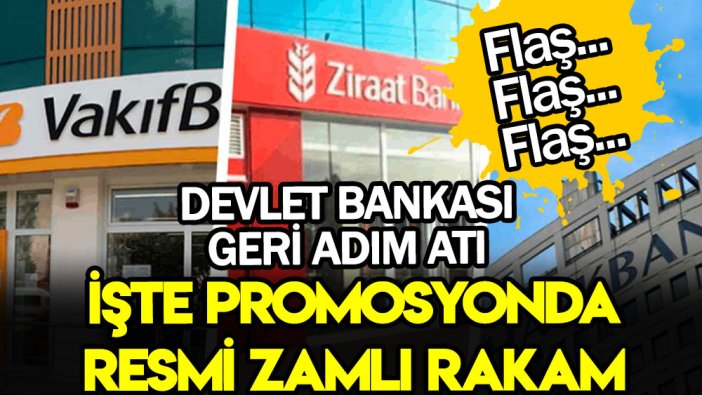 Son dakika... Çabalar sonuç verdi: Kamu bankası promosyona zam açıkladı