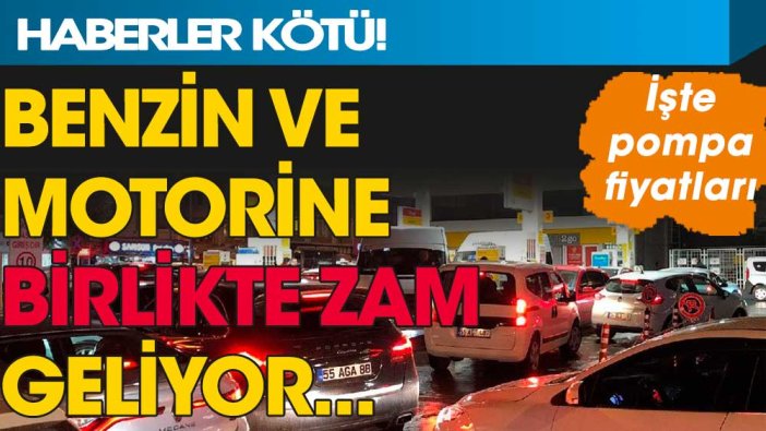 Haberler kötü: Benzin ve motorine beklenen büyük zam basına düştü