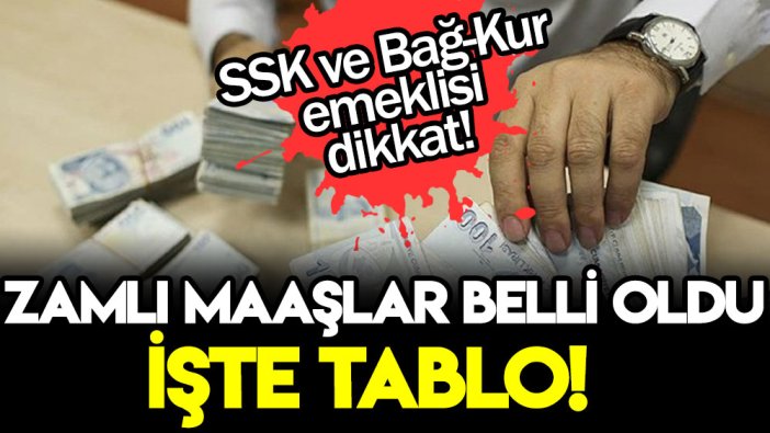 Emekliye gelecek zam netleşti: İşte yapılan ilk hesaplama ve maaş tablosu