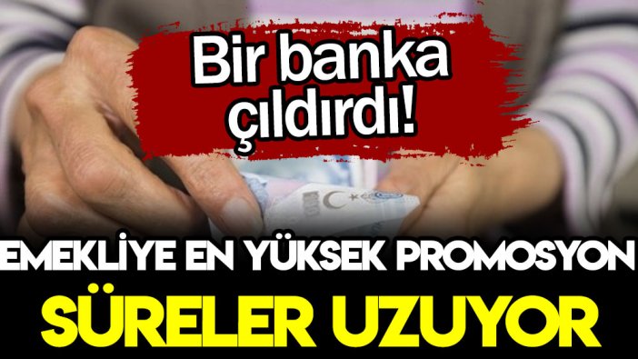 Bir banka çıldırdı! Emekliye en yüksek maaş promosyonu verecekler