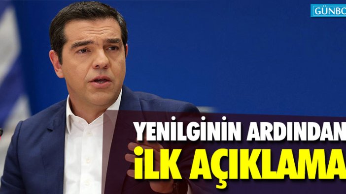 Yenilginin ardından Çipras'tan ilk açıklama