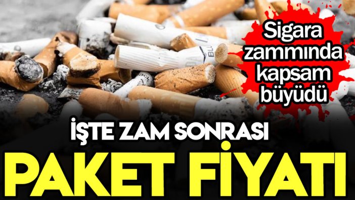 Son dakika... Sigara içenleri üzecek haber: İki sigara grubuna daha zam açıklandı... İşte yeni fiyatlar