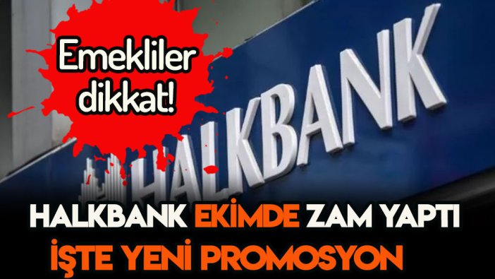 Emekliye iyi haber! Halkbank maaş promosyonunu arttırdı... İşte yeni rakamlar