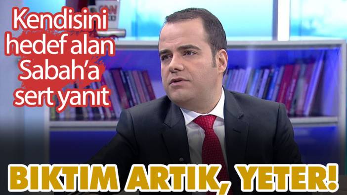 Özgür Demirtaş’tan kendisini hedef alan Sabah’a sert yanıt: Bıktım artık, yeter!