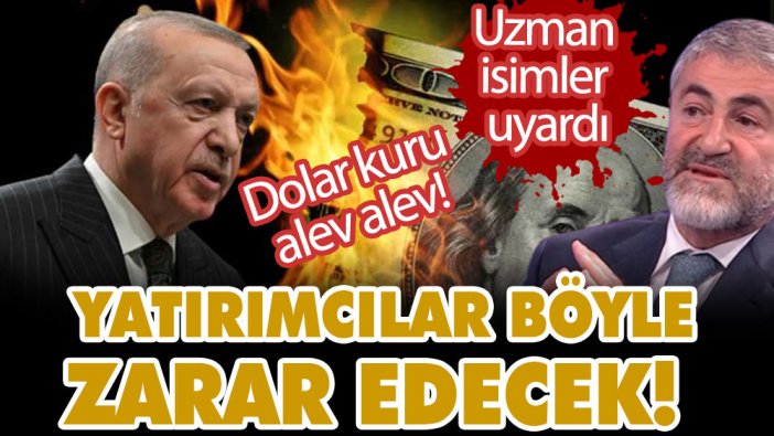 Dolar kuru alev alev! Uzman isimler uyardı! Yatırımcılar böyle zarar edecek