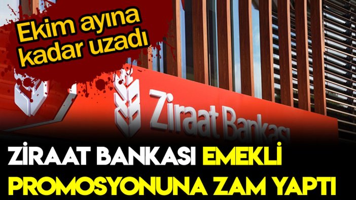 Ziraat Bankası'ndan emekliye zamlı promosyon! İşte yeni rakam ve son tarih