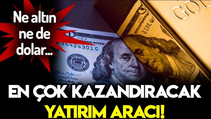 Ne altın, ne de dolar! Ünlü banka en çok kazandıracak yatırım aracını duyurdu