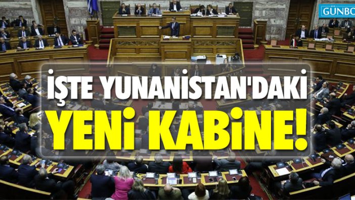 İşte Yunanistan'daki yeni kabine!