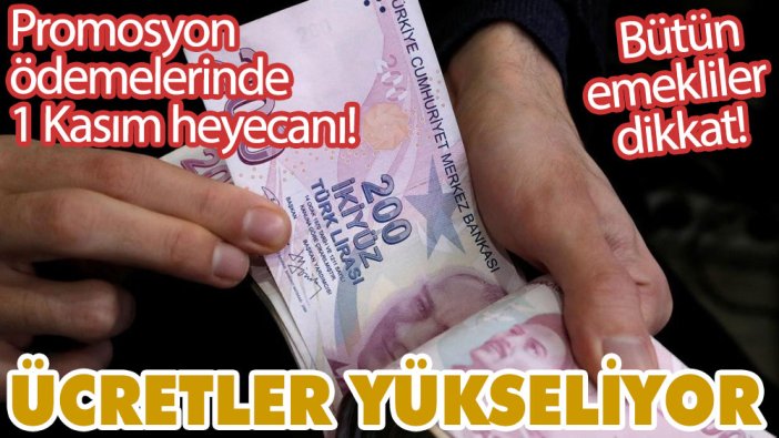 Emekliler dikkat! Promosyon ödemelerinde kasım heyecanı... İşte ilk rakamlar