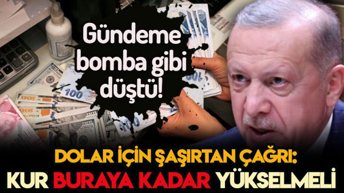 Dolar için şaşırtan çağrı yaptılar: Kur buraya kadar yükselmeli...