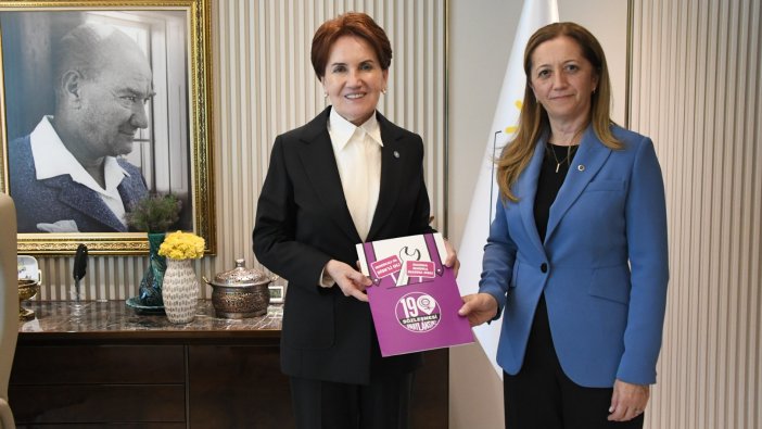 Meral Akşener DİSK heyetini kabul etti