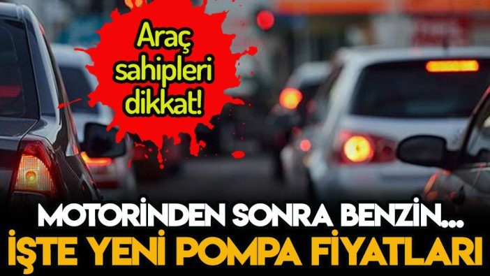 Motorinden sonra şimdi de benzin! Akaryakıt fiyatları perşembe gece yarısı böyle olacak