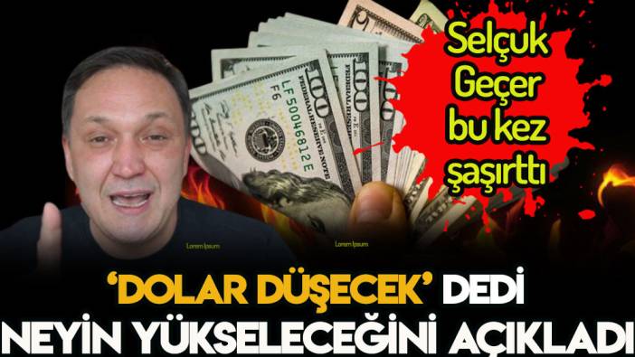 Selçuk Geçer'den flaş bilgi: Dolar düşecek dedi, neyin artışa geçeceğini açıkladı