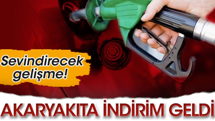 Bütün araç sahiplerini sevindirecek gelişme! Akaryakıta büyük indirim geldi