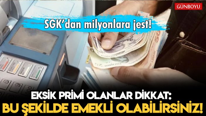 Emekli olmak isteyenler dikkat! SGK'dan seçim öncesi flaş prim gelişmesi