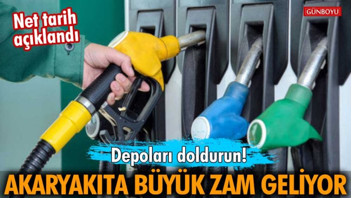 Depoları doldurun! Net tarih açıklandı! Akaryakıta büyük zam geliyor