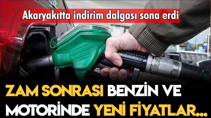 Akaryakıtta bu defa zam dalgası başladı... Gece yarısı gelen zam sonrası benzin ve motorinde yeni fiyatlar