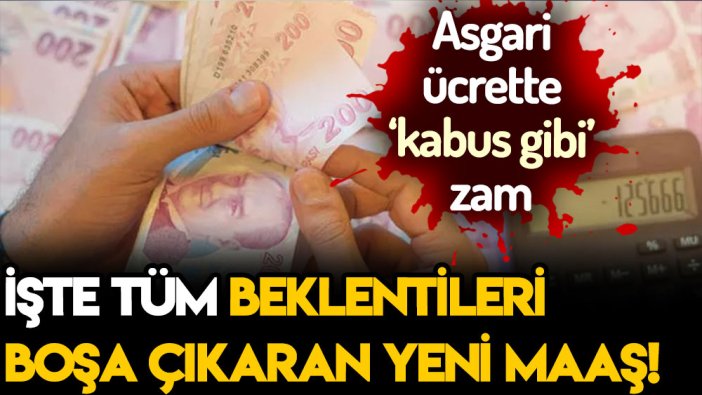 Asgari ücrete zamda tahminler boşa çıktı: İşte 20 milyon çalışanı kızdıracak yeni rakam