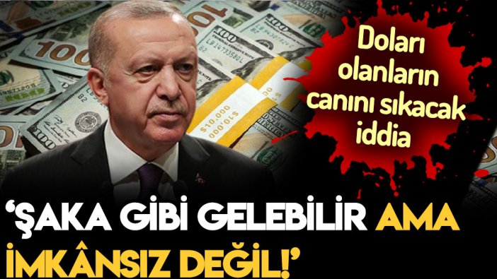 Ünlü isimden doları olanların canını sıkacak sözler! 'Komik gelebilir ama uçuk değil' dedi