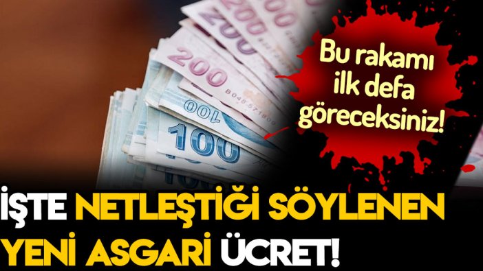 2023 asgari ücret zammı netleşti! Bu rakamı ilk kez göreceksiniz... İşte yeni zamlı maaşlar...