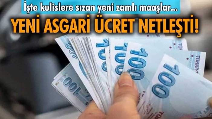 2023 asgari ücret zammı netleşti! İşte kulislere sızan yeni zamlı maaşlar...
