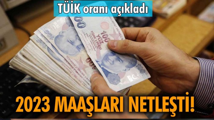 TÜİK oranı açıkladı: Memur ve emeklilerin 2023 maaşları netleşti! İşte yeni zamlı maaş tablosu