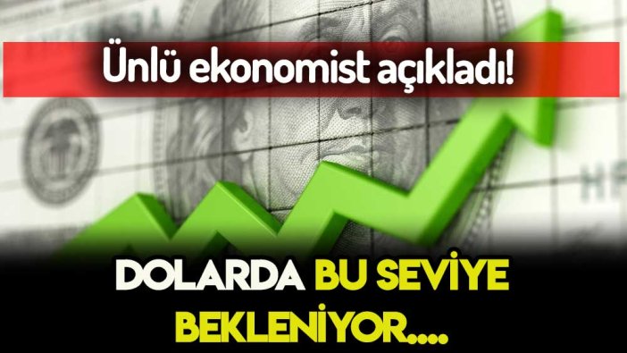 Ünlü ekonomist açıkladı: İşte doları olanları heyecanlandıracak kur beklentisi