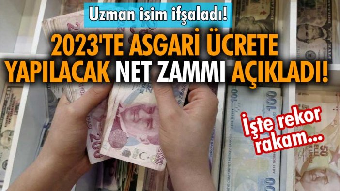 Selçuk Geçer ifşaladı! 2023'te asgari ücrete yapılacak net zammı açıkladı! İşte rekor rakam