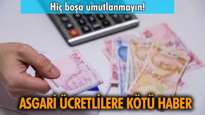 Özgür Demirtaş'tan asgari ücret açıklaması: Boşuna umutlanmayın