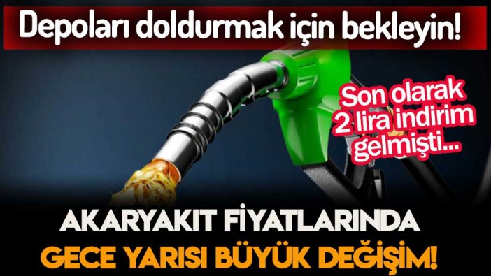Araç sahipleri dikkat: Depoları doldurmak için bu geceyi bekleyin... İşte fiyatlarda yaşanacak büyük değişim!