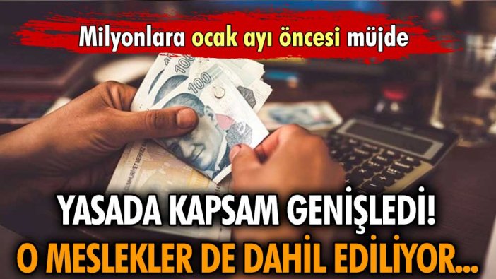 3600 ek göstergede kapsam genişliyor: İşte yeni dahil edilecek kesimler!