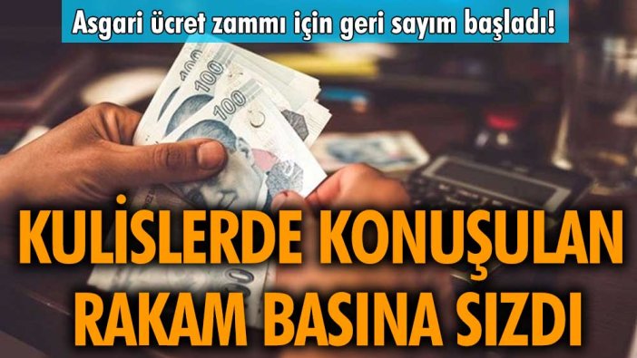 Asgari ücret zammı için geri sayım başladı! Kulislerde konuşulan rakam basına sızdı