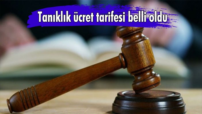 Ceza Muhakemesi sırasında tanıklık ücreti belli oldu!