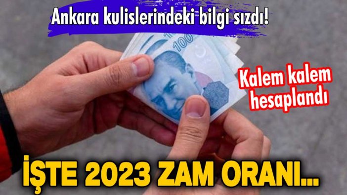 SGK, SSK, Bağ-Kur ve Emekli Sandığı için kalem kalem hesaplandı! Ankara kulislerindeki bilgi sızdı! İşte 2023 zam oranı...