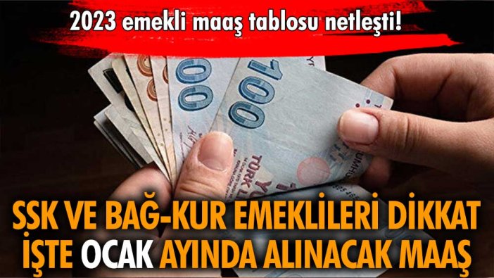 4A, 4B, 4C, SSK VE Bağ-Kur Emeklileri dikkat: İşte 1 Ocak itibariyle yürürleğe girecek emekli zammı!