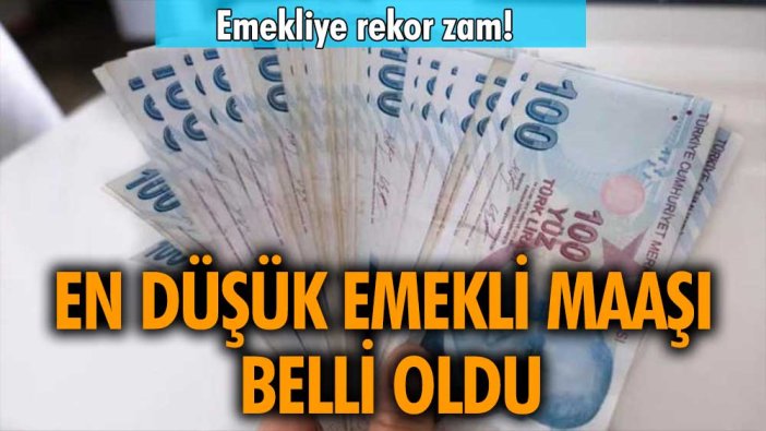 En düşük emekli maaşı belli oldu: İşte yeni yılda emeklilerin alacağı  maaş tablosu