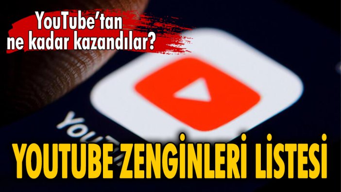 Youtube zenginleri belli oldu!