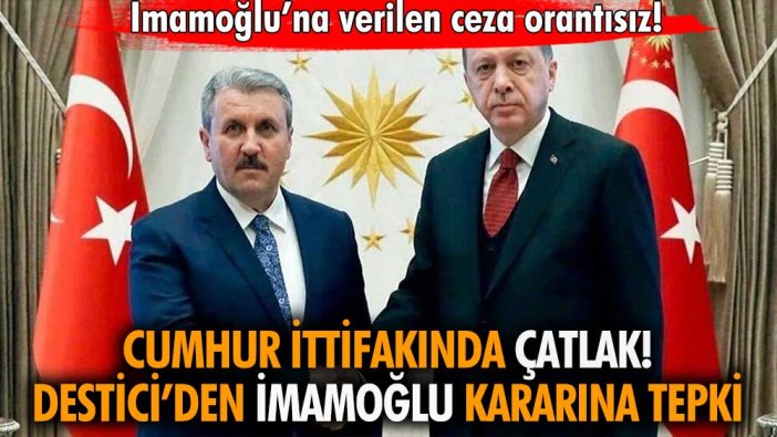 Cumhur ittifakında çatlak: Destici'den çok konuşulacak İmamoğlu yorumu