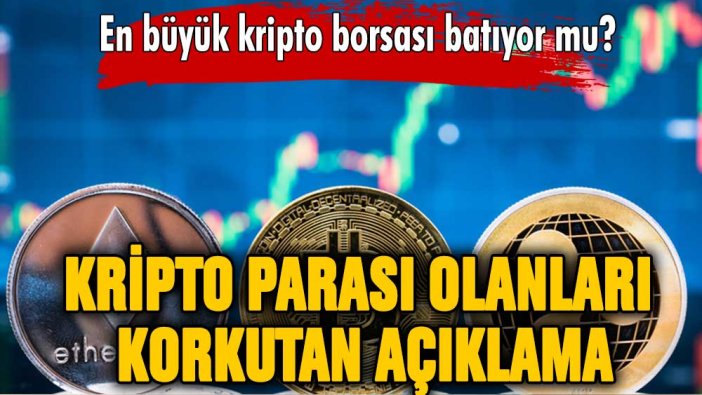 Kripto parası olanları korkutan açıklama: En büyük kripto borsası Binance batıyor mu?