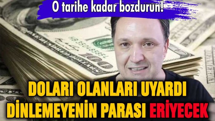 Selçuk Geçer doları olanları uyardı: Bunları yapmazsanız elinizdeki para eriyecek!