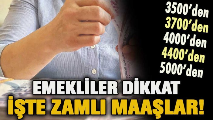 Milyonlarca emeklinin beklediği zamlı maaş tablosu paylaşıldı: İşte 2023 yılında alınacak aylıklar