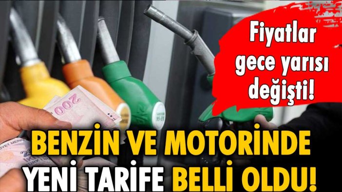 İndirimler pompaya yansıdı: Benzin ve motorinde yeni fiyatlar belli oldu