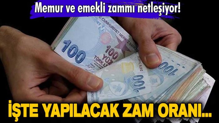 Memur ve emekli zammı netleşiyor! İşte 2023'te yapılacak zam oranı...