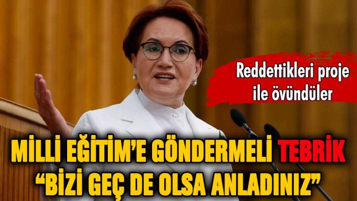 İYİ Parti önerince reddedilmişti: AKP reddettiği projeyi hayata geçirdi