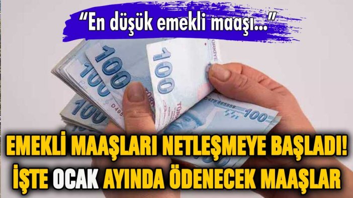 2023 Emekli maaşları belli oldu: İşte Ocak ayında yapılacak zam oranı!