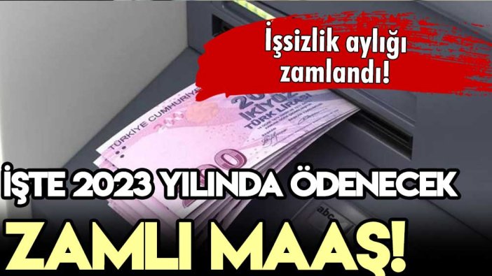 İşsizlik aylığı zamlandı: İşte 2023 yılında hesaplara yatırılacak yeni rakam!